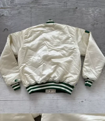 90s Boston Celtics Jacket Vintage Satin