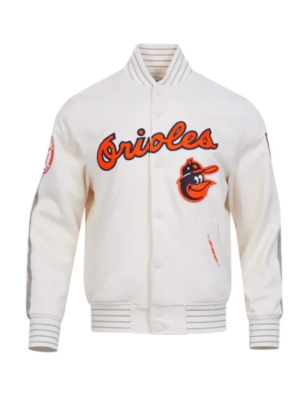 Baltimore Orioles Logo Game Day Eggshell Jacket
