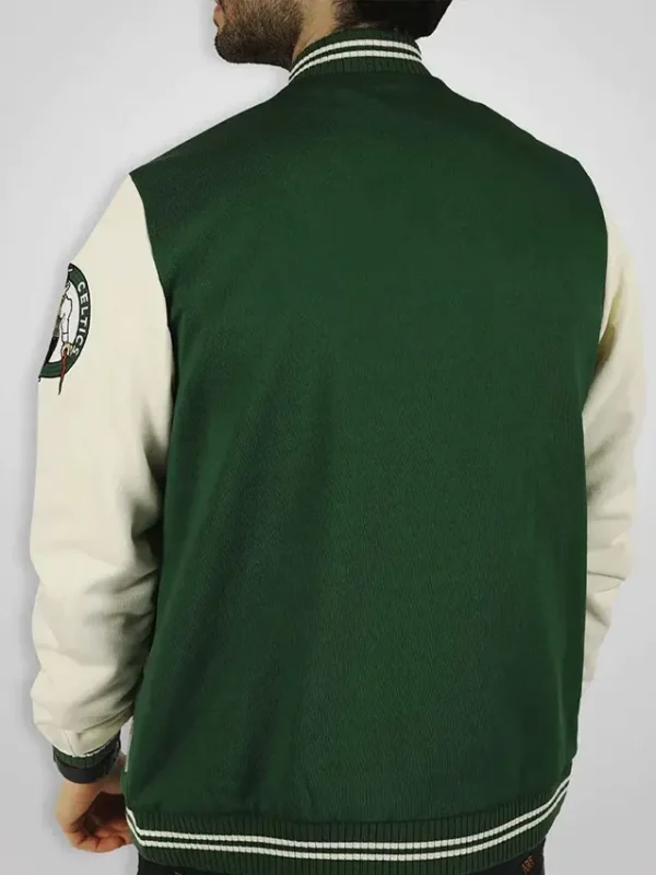 Boston Celtics Green And Off White Jacket
