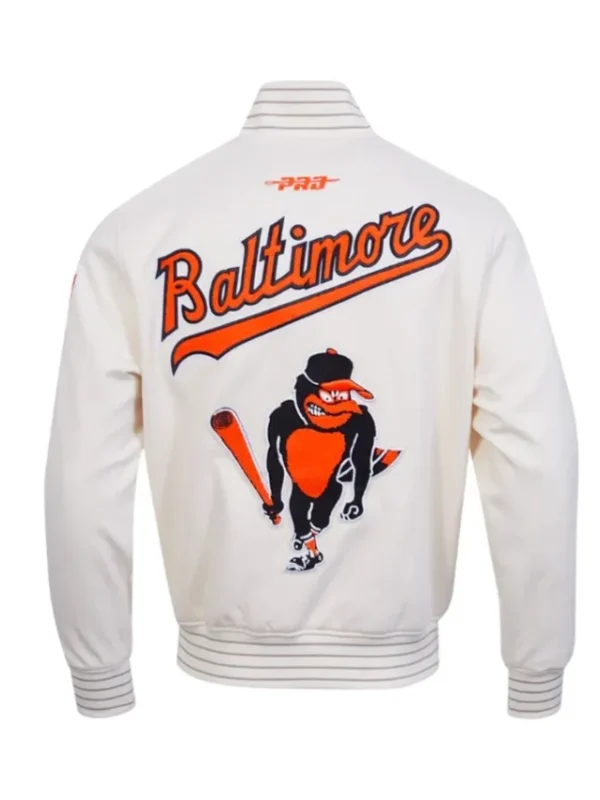 Baltimore Orioles Logo Game Day Eggshell Jacket