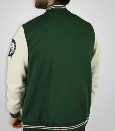Green Boston Celtics Letterman Jacket