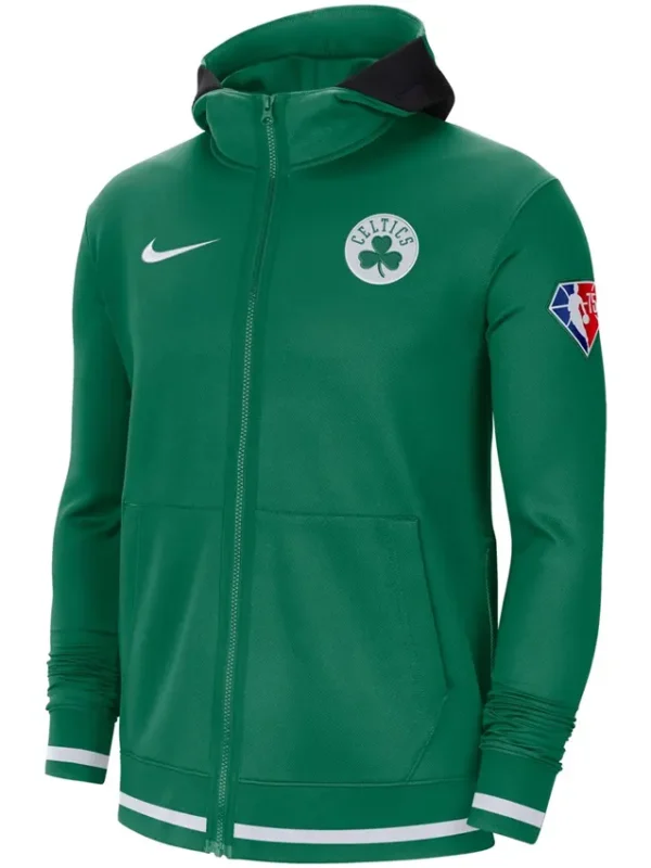 Men’s 75th Anniversary Showtime Full-zip Boston Celtics Coat