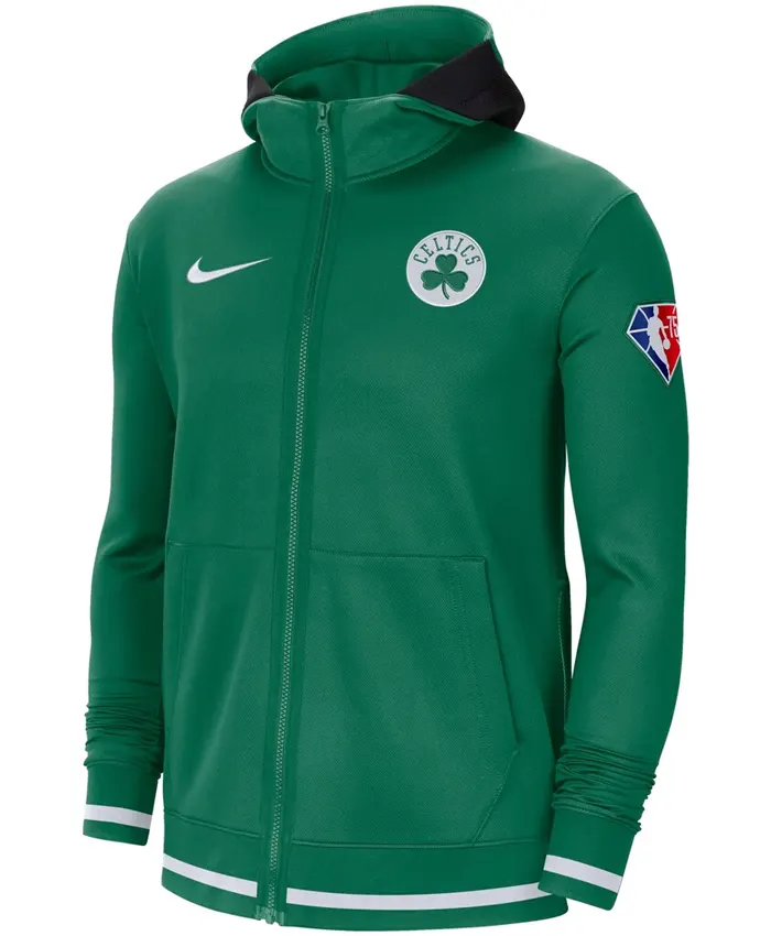 Men’s 75th Anniversary Showtime Full-zip Boston Celtics Coat Men’s 75th Anniversary Showtime Full-zip Boston Celtics Coat