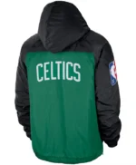 Men’s Colorblock Green Boston Celtics Windbreaker Hoodie Jacket