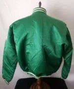 Vintage Boston Celtics Retro Satin Button Up Jacket