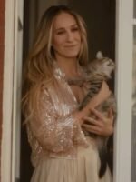 Carrie Bradshaw And Just Like That Sequin Jacket