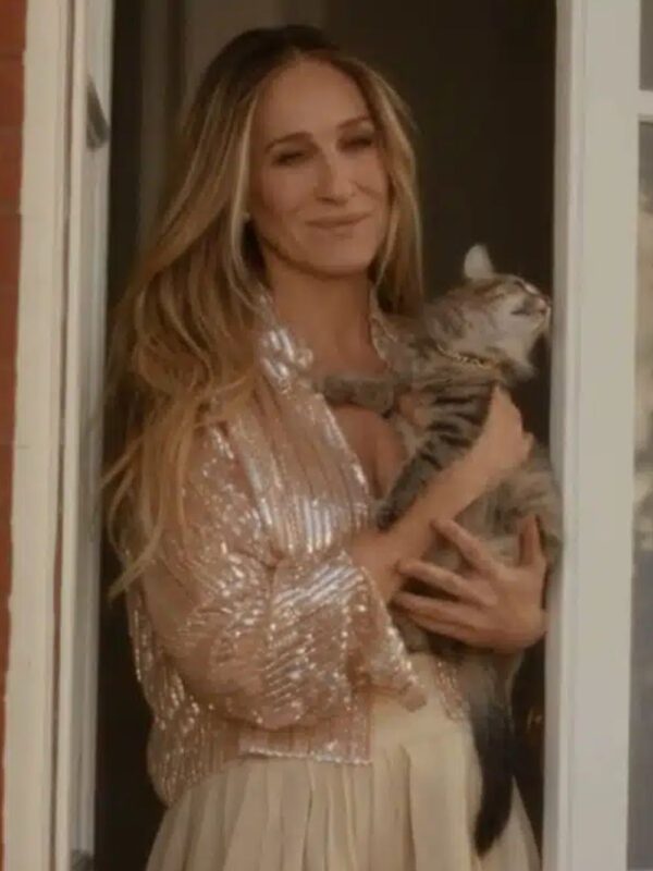 Carrie Bradshaw And Just Like That Sequin Jacket