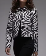 Chelsea Hamilton Beyond the Gates Zebra Print Jacket