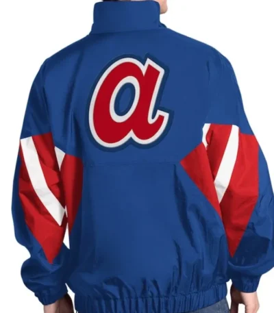 Atlanta Braves Cooperstown Chief Royal Half-Zip Pullover