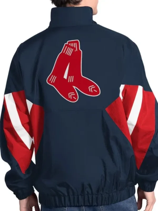 Boston Red Sox Cooperstown Chief Navy Half-Zip Pullover