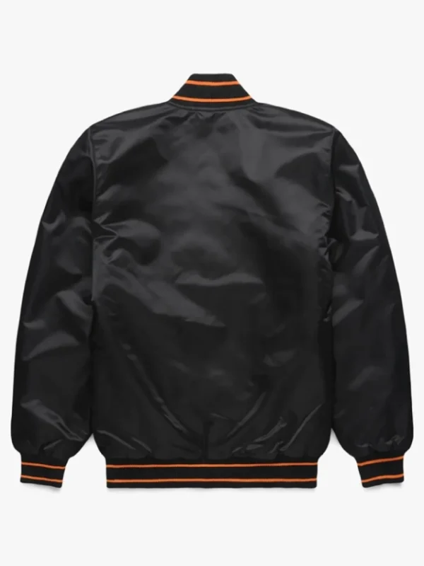Baltimore Orioles Classic Black Satin Jacket