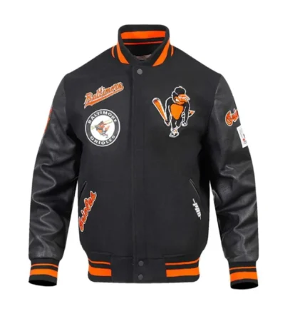 Baltimore Orioles Classic Rib Retro Varsity Jacket