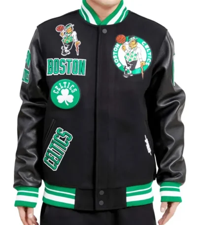 Classic Varsity Boston Celtics Retro Jacket