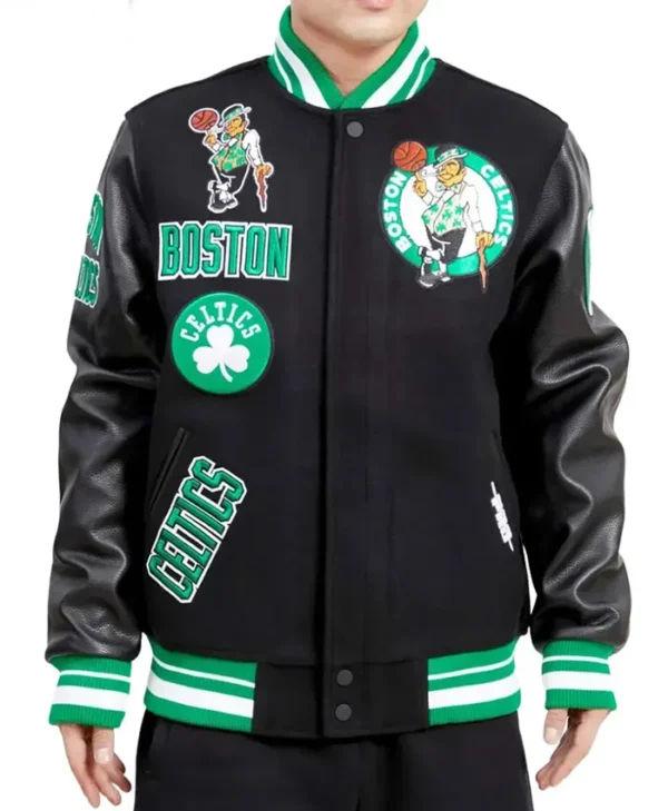 Classic Varsity Boston Celtics Retro Jacket