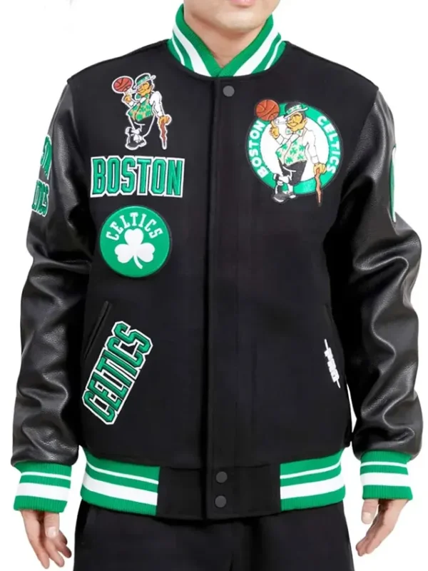 Classic Varsity Boston Celtics Retro Jacket