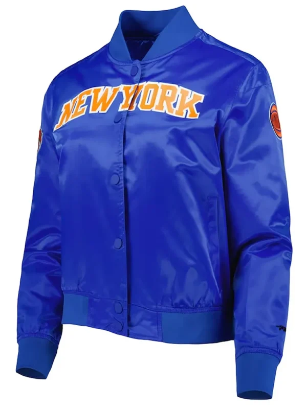 Classics NY Knicks Royal Satin Jacket