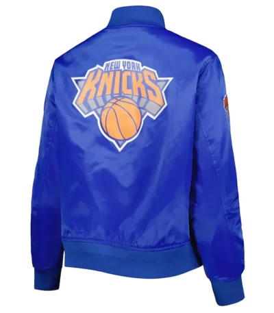 Classics NY Knicks Royal Satin Jacket