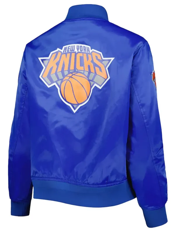 Classics NY Knicks Royal Satin Jacket