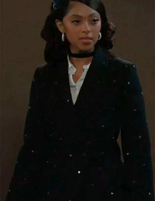 Colby Muhammad Beyond The Gates Black Studded Coat Colby Muhammad Beyond The Gates Black Studded Coat