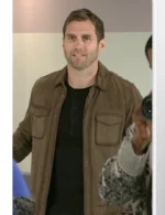 Derek Baldwin Beyond the Gates Brown Suede Shacket