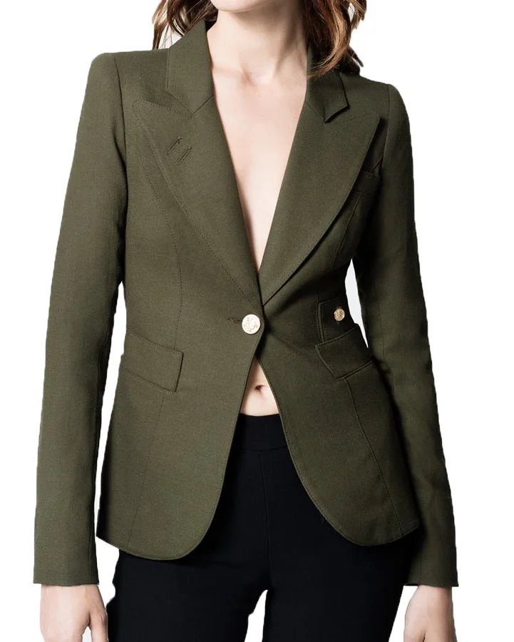 Dinah Drake Arrow TV Series Green Blazer Dinah Drake Arrow TV Series Green Blazer
