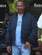 Eddie Murphy Beverly Hills Cop Varsity Black Bomber Jacket