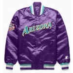 Exclusive Arizona Diamondbacks Purple Satin Jacket
