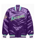 Exclusive Arizona Diamondbacks Purple Satin Jacket