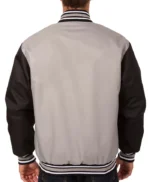 Poly Twill Anaheim Ducks Front Hit Gray/Black Jacket