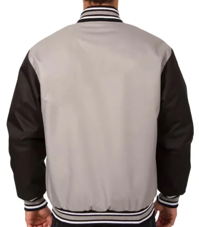 Poly Twill Anaheim Ducks Front Hit Gray/Black Jacket