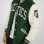 Green Boston Celtics Letterman Jacket