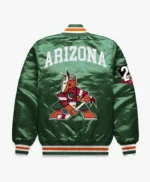 Arizona Coyotes Exclusive Satin Green Jacket
