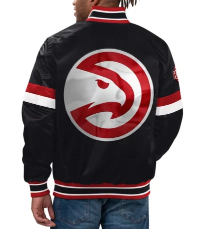 Home Game Atlanta Hawks Black Jacket