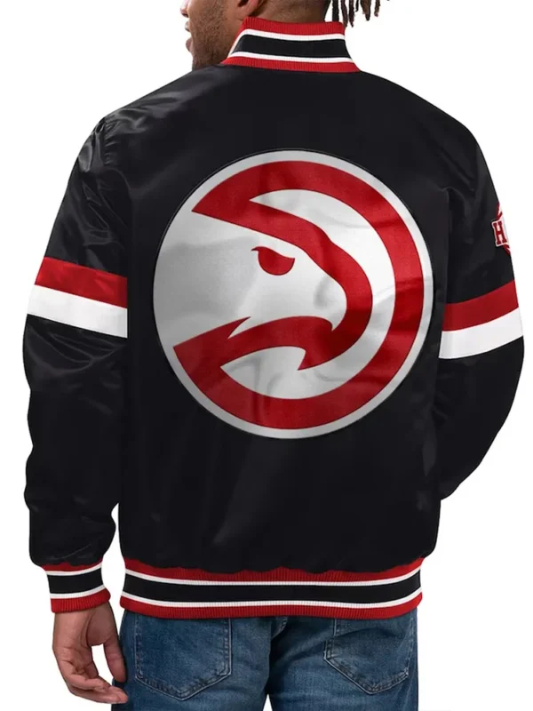 Home Game Atlanta Hawks Black Jacket