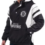 Home Team Boston Bruins Half-Zip Hoodie Jacket