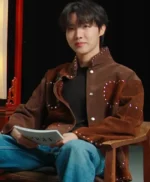 J Hope Brown Suede Leather Jacket
