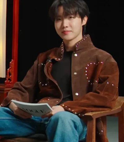 J Hope Brown Suede Leather Jacket