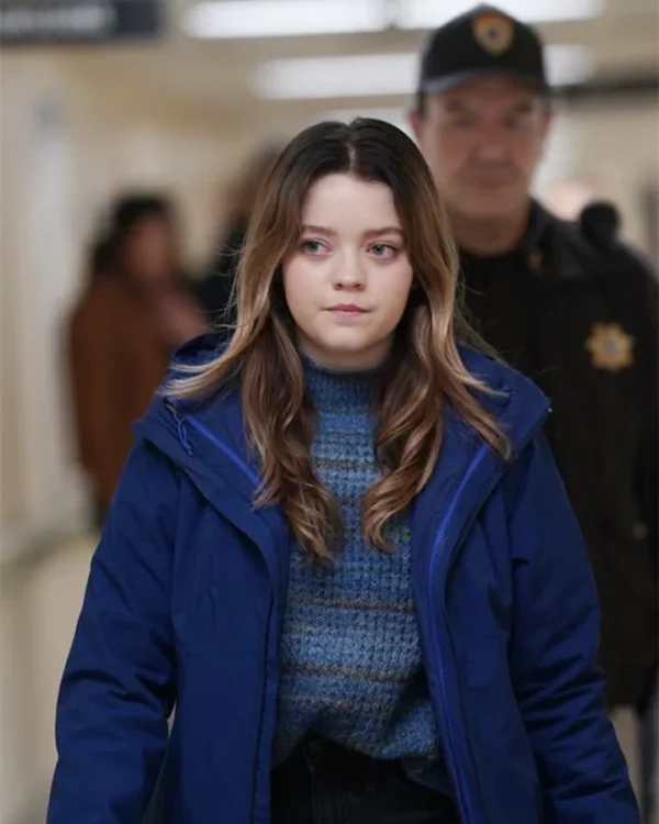 Jade Pettyjohn Big Sky Grace Blue Cotton Jacket