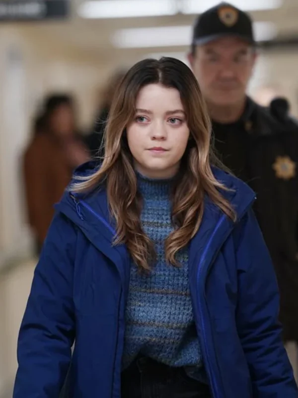 Jade Pettyjohn Big Sky Grace Blue Cotton Jacket