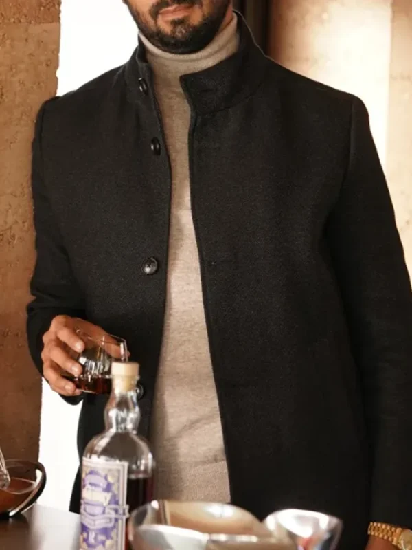 Jag Bhullar Big Sky Black Long Coat