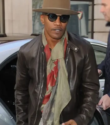 Jamie Foxx Back in Action Brown Leather Jacket
