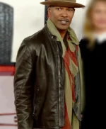 Jamie Foxx Back in Action Brown Leather Jacket