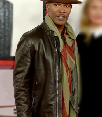 Jamie Foxx Back in Action Brown Leather Jacket