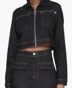 Jen Jacob Beyond the Gates Cropped Denim Jacket