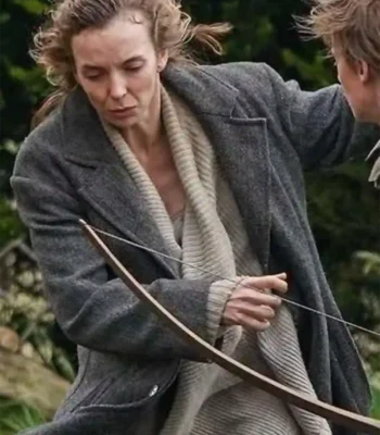 Jodie Comer 28 Years Later Grey Coat
