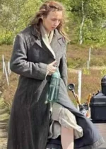 Jodie Comer 28 Years Later Grey Coat