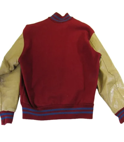 Kansas Jayhawks Red Letterman Jacket