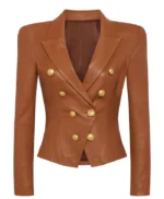 Karla Mosley Beyond the Gates S01 Leather Blazer