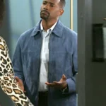 Keith D. Robinson Beyond the Gates S01 Blue Suede Jacket