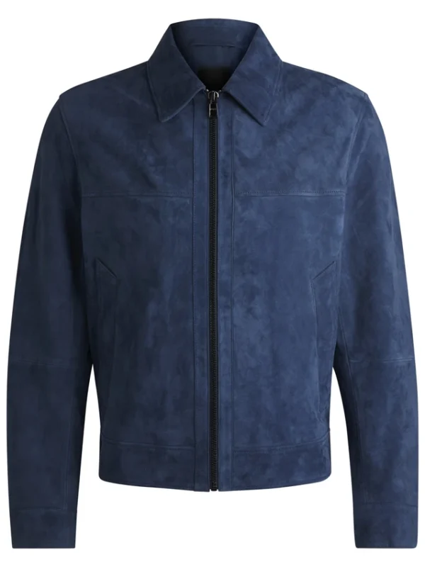 Keith D. Robinson Beyond the Gates S01 Blue Suede Jacket